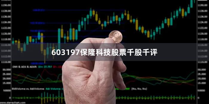 603197保隆科技股票千股千评