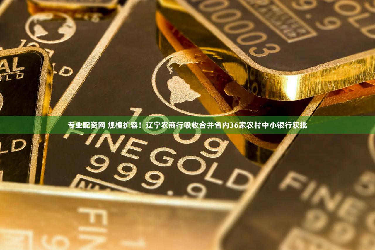 专业配资网 规模扩容！辽宁农商行吸收合并省内36家农村中小银行获批