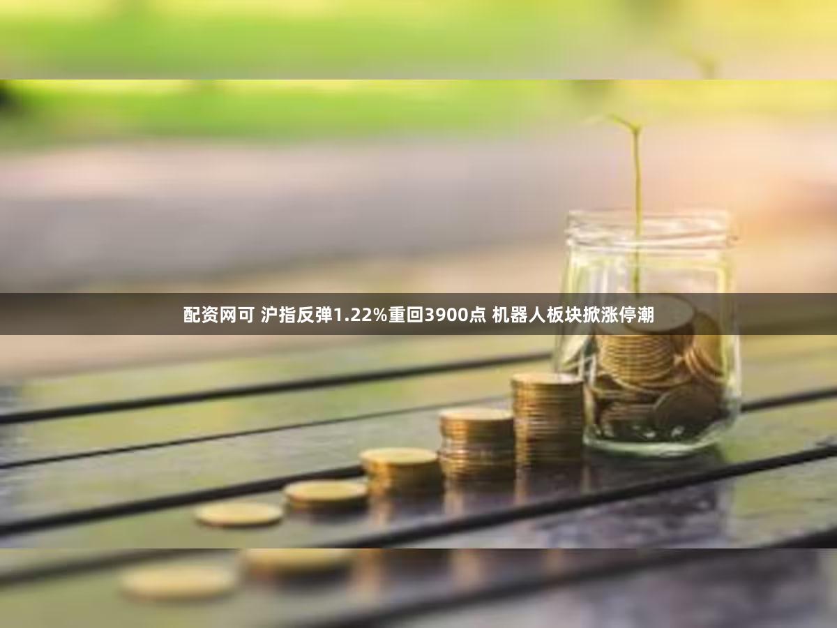 配资网可 沪指反弹1.22%重回3900点 机器人板块掀涨停潮
